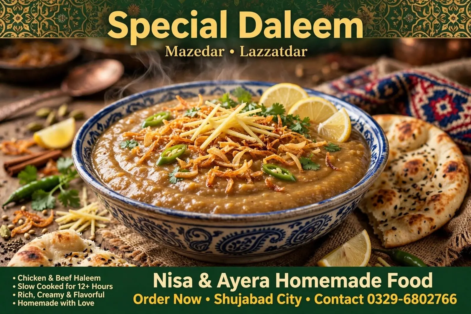 home made food delivery service shujabad in Shujabad Road, Multan