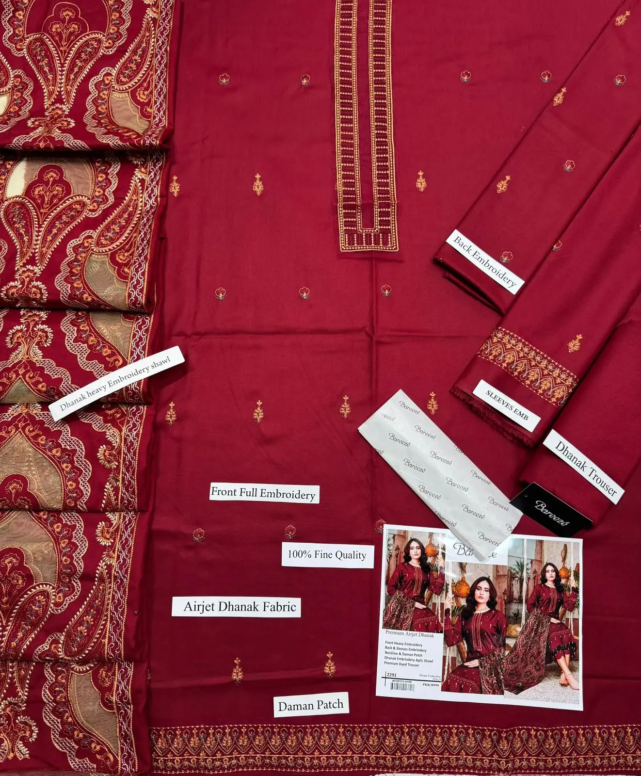 3pcs unstiched collection — photo 5