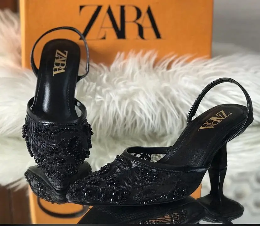 Zara Embroidery Heels* — photo 3