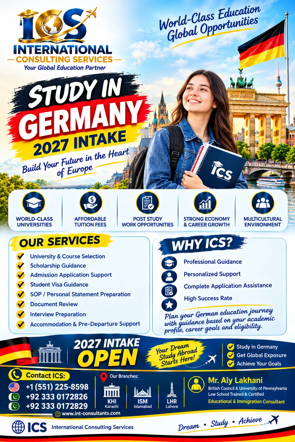 Study in Germany 2027 Intake Admission and Visa Guidance