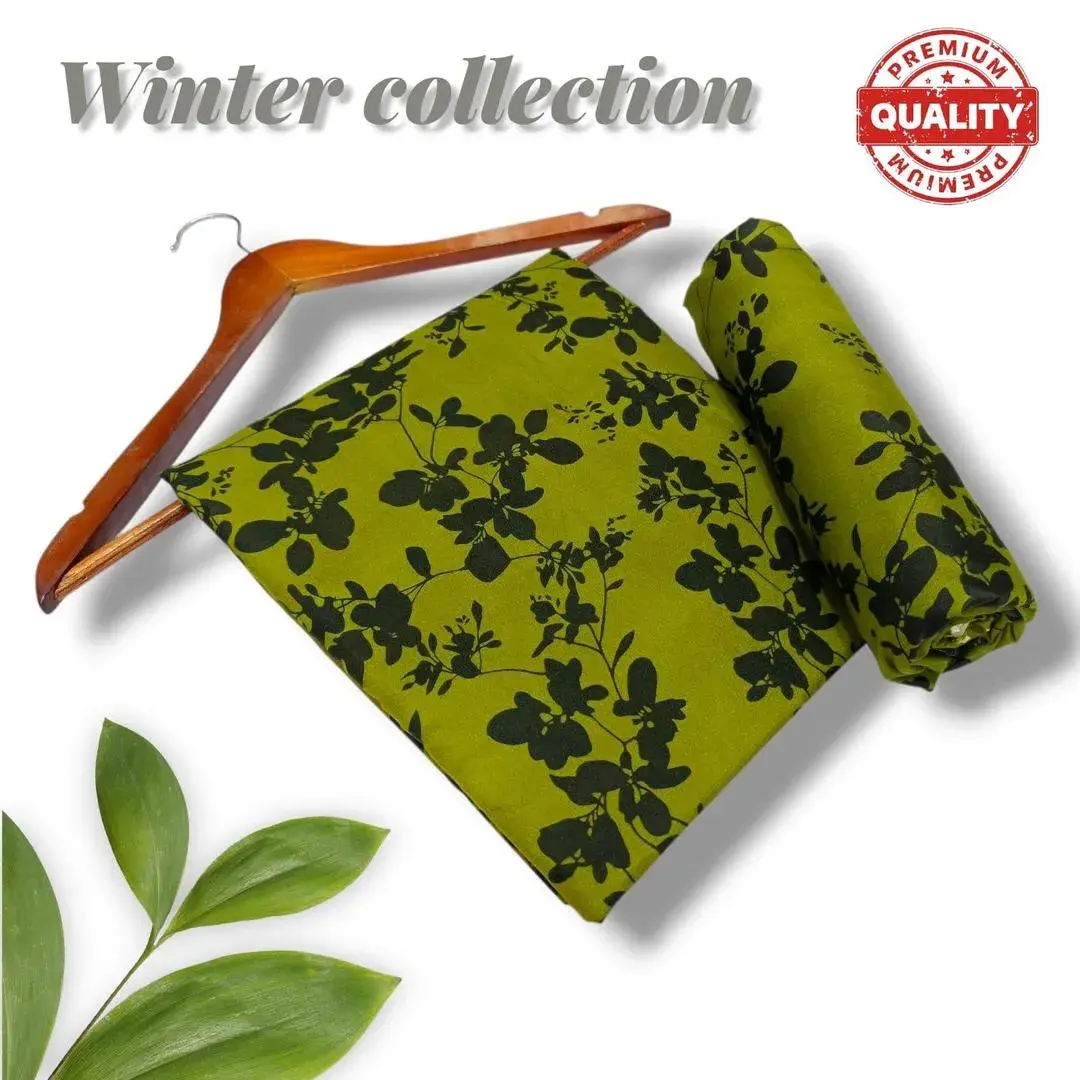 Women printed suit winter collection unstitched — photo 3