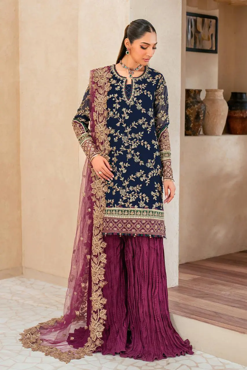 3PC EMB UNSTITCHED COLLECTION — photo 2