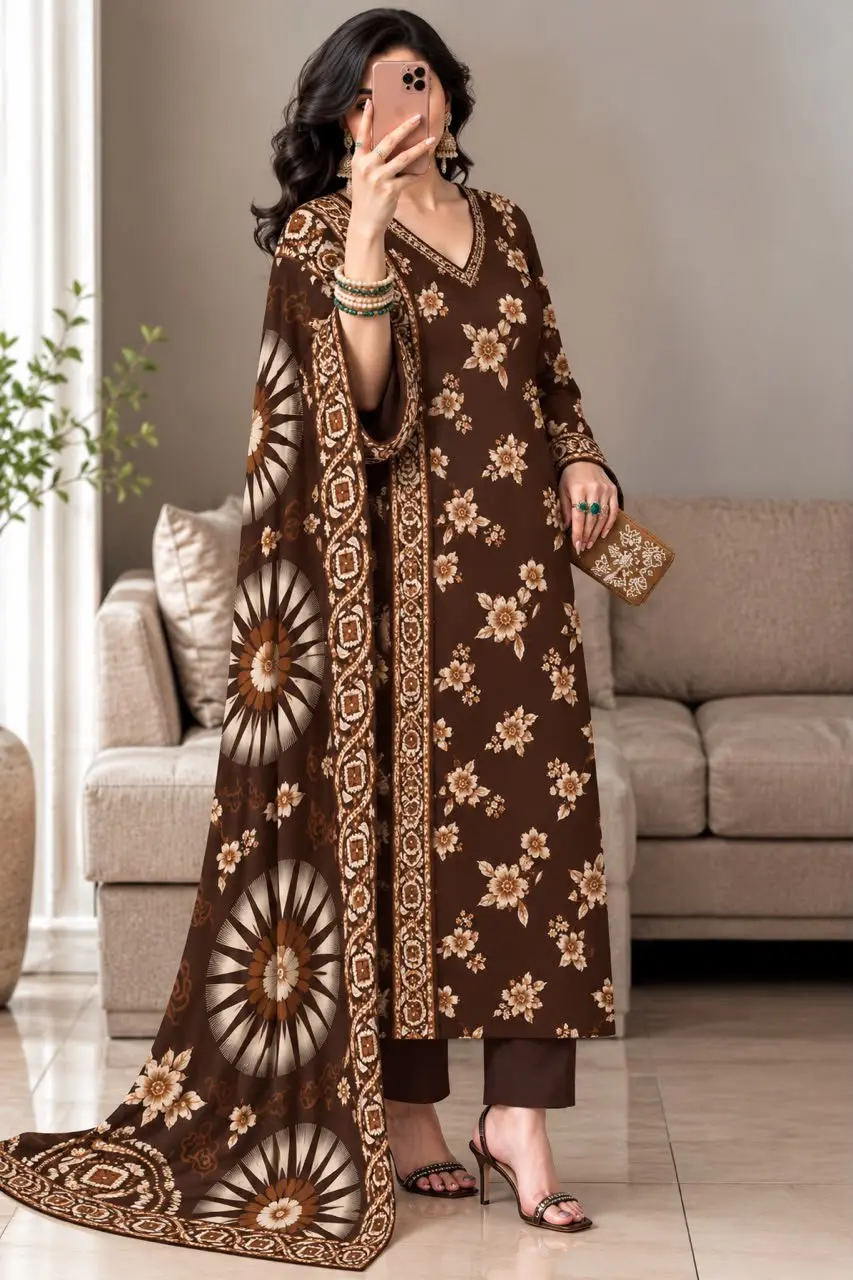 3 pc Danak printed suit — photo 5