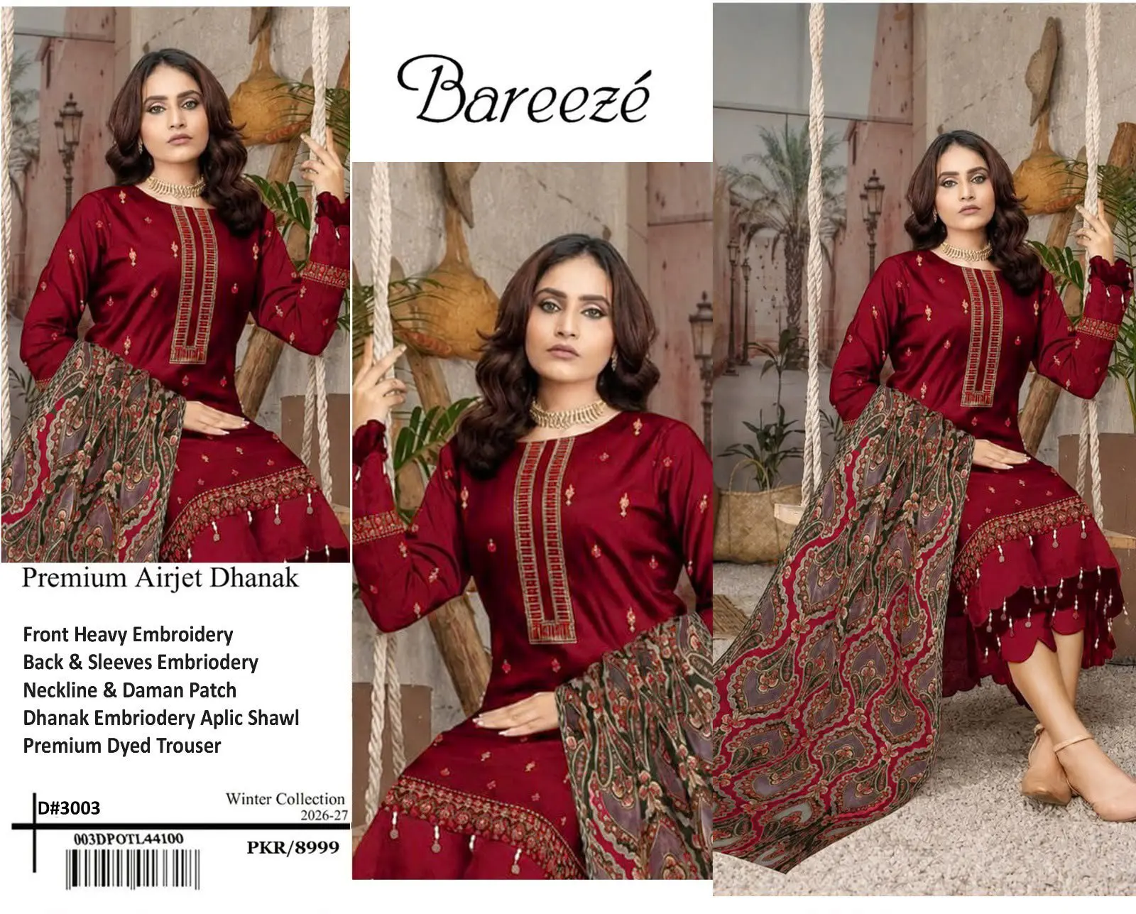 3pcs unstiched collection — photo 4