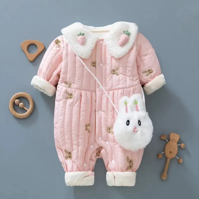 baby winter jumpsuit cotton feshion — photo 2