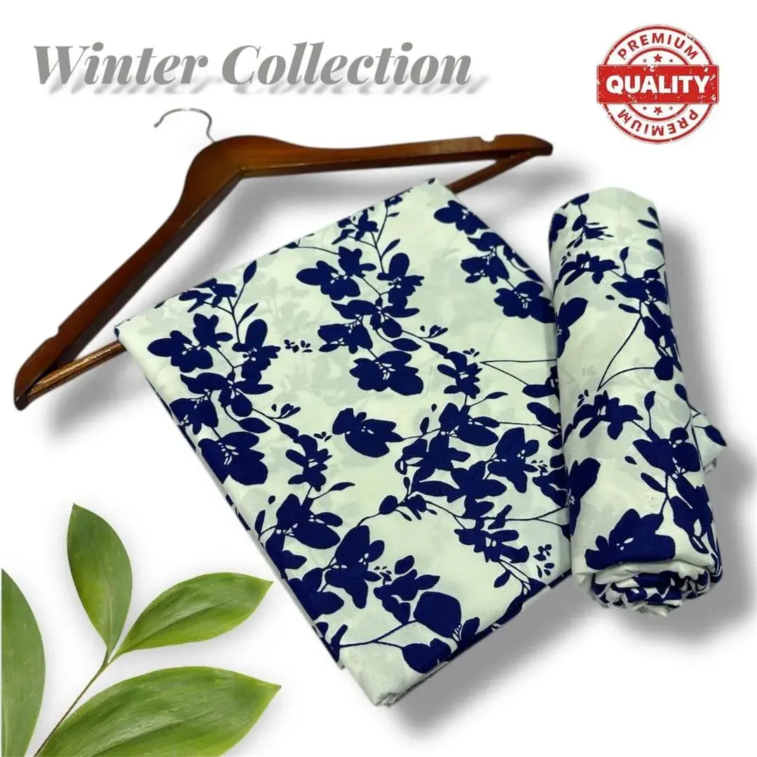 Women printed suit winter collection unstitched — photo 2