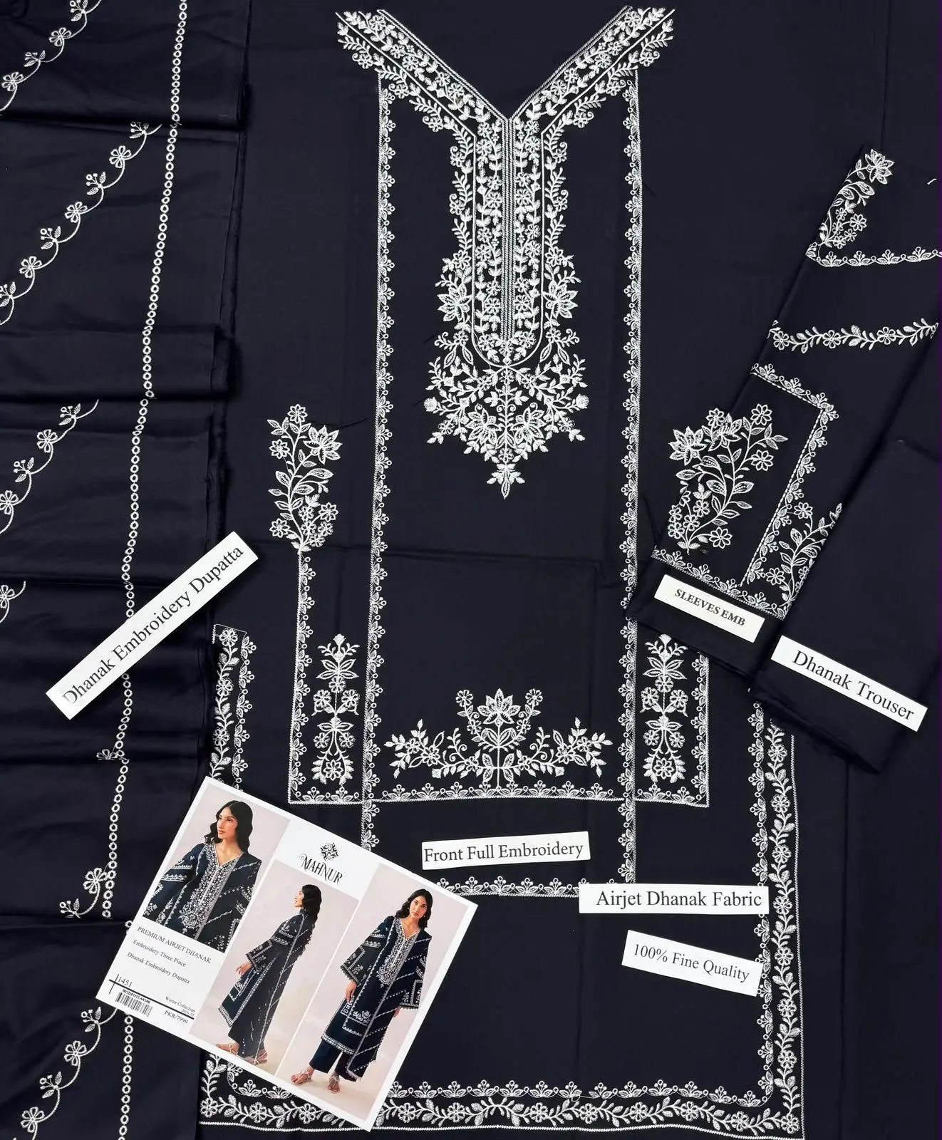 3pcs unstiched collection — photo 5