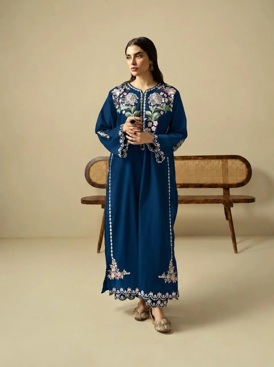 URGE Women Silk Embroidered Dress Unstitched 2Pcs in Malir, Karachi