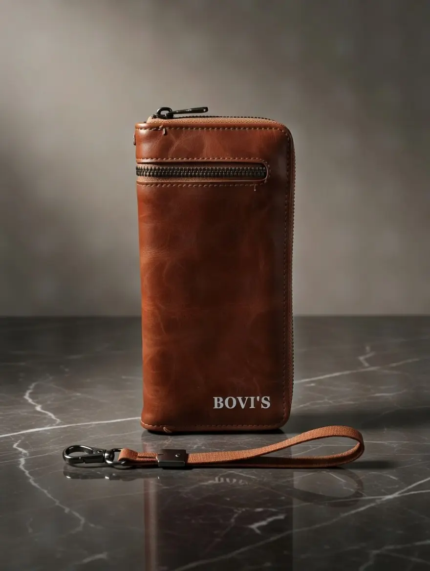 Premium Leather Wallet for Men Stylish Long Wallet for Men with Card and Cash Compartments — photo 3