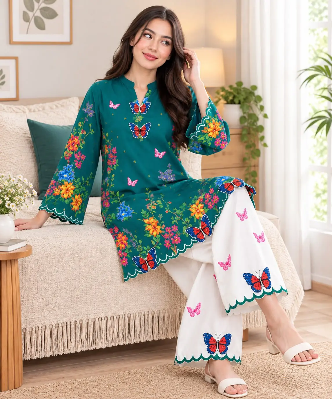 Digital printed cord setFabric — photo 4