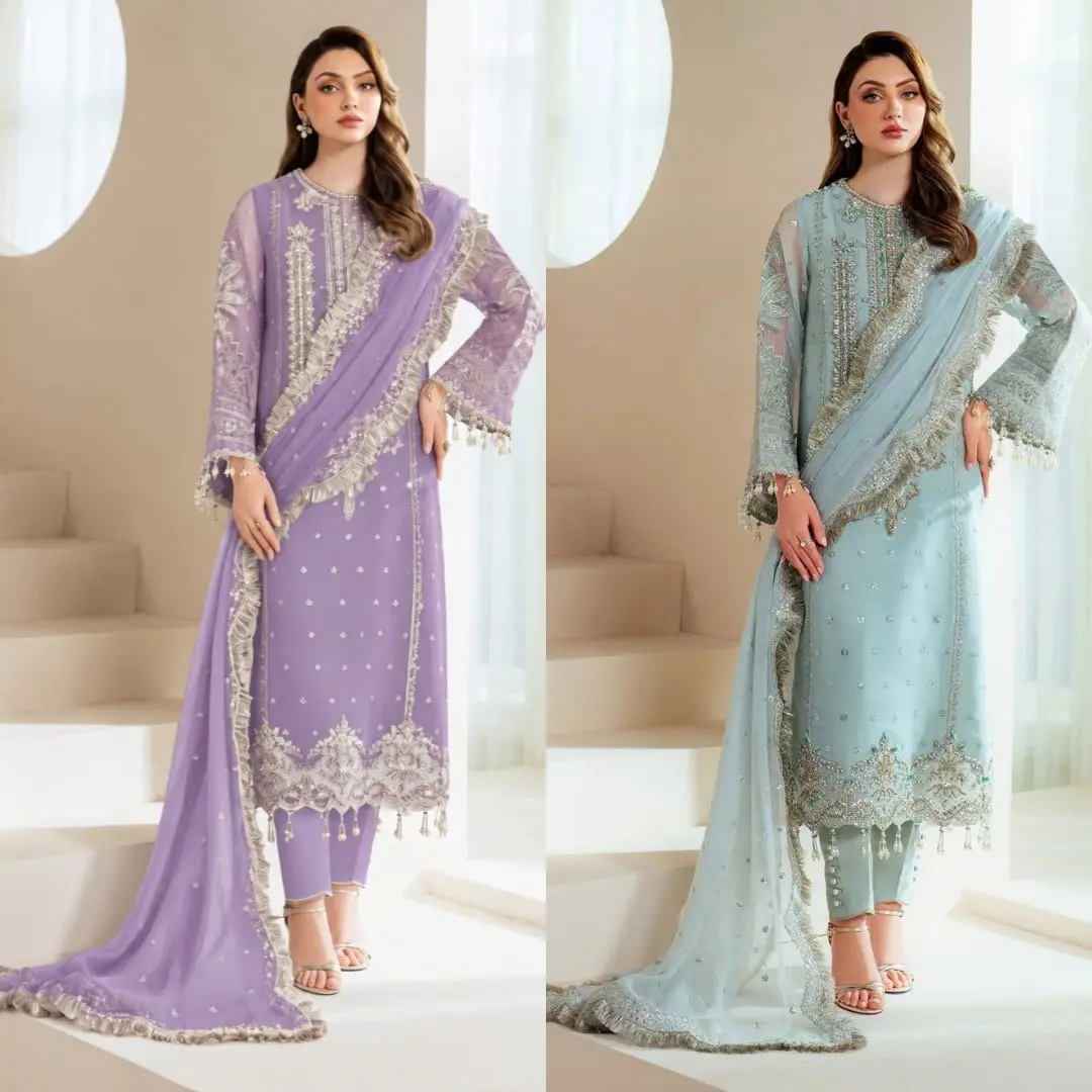 3pcs unstiched luxury suit in Factory Area, Faisalabad
