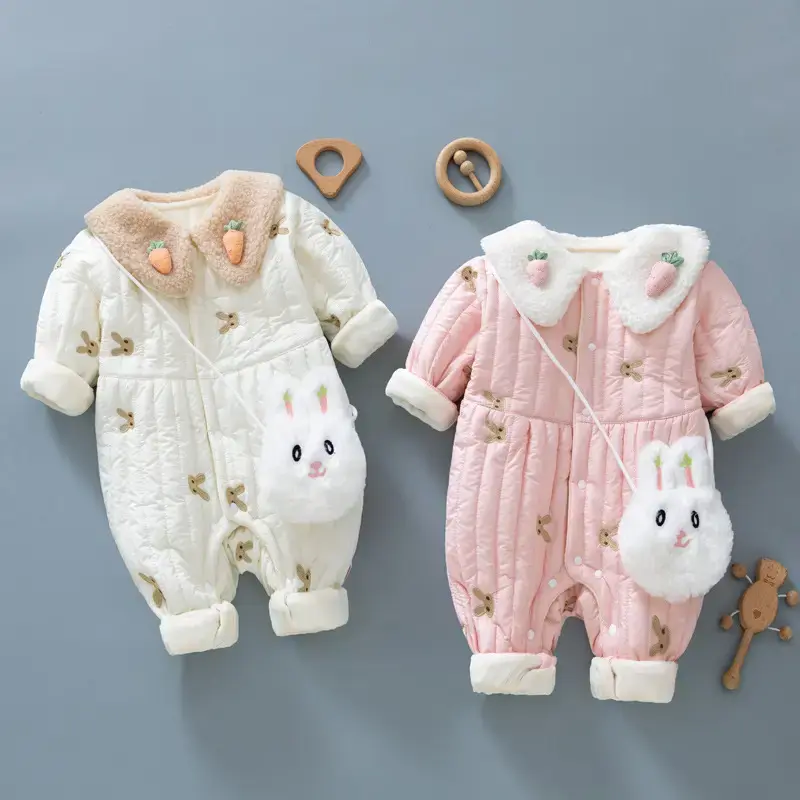 Baby winter jumpsuit cotton fashion — photo 3