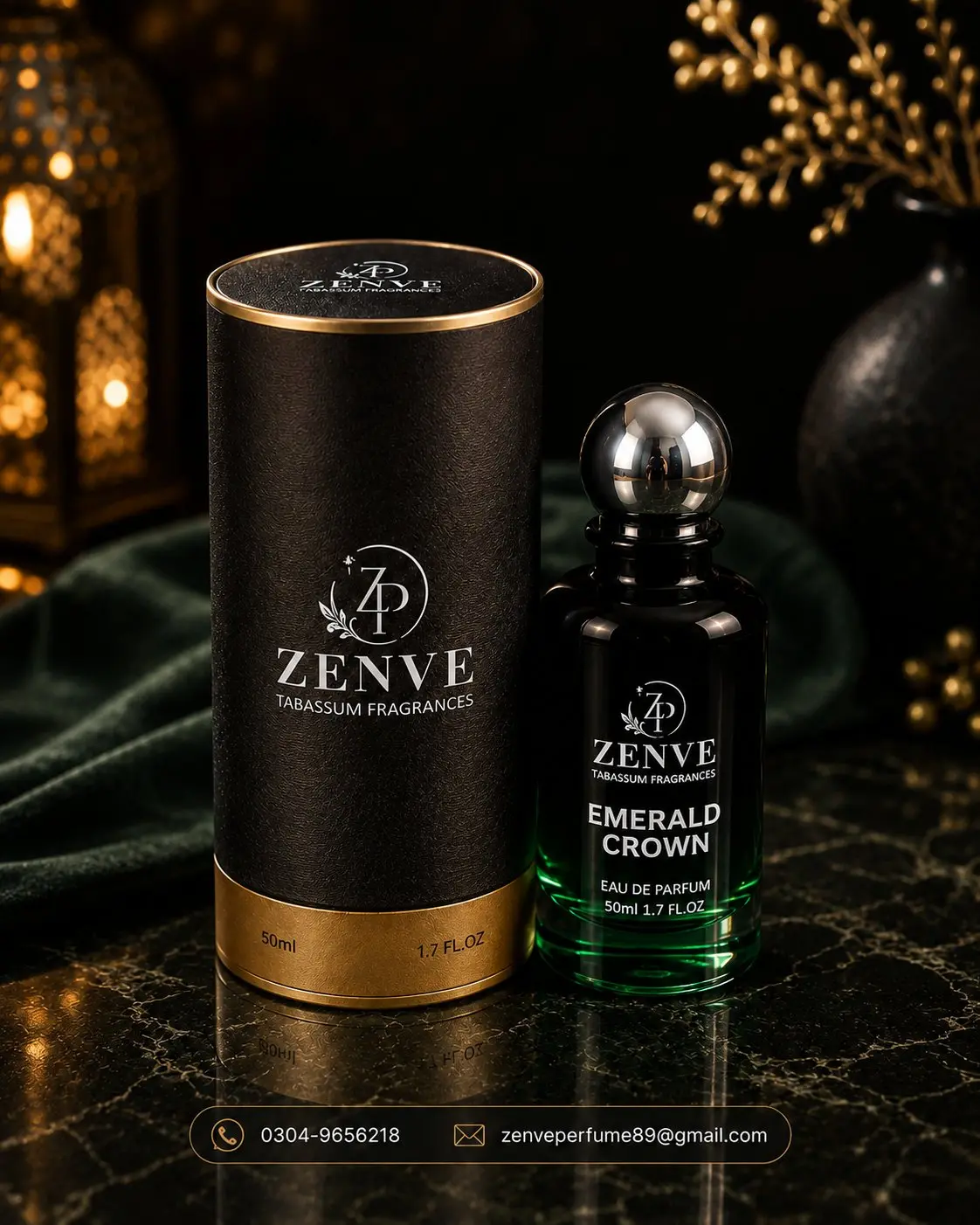 ZENVE Emerald Crown 30% concentrated long lasting for men in Bahawalpur City, Bahawalpur