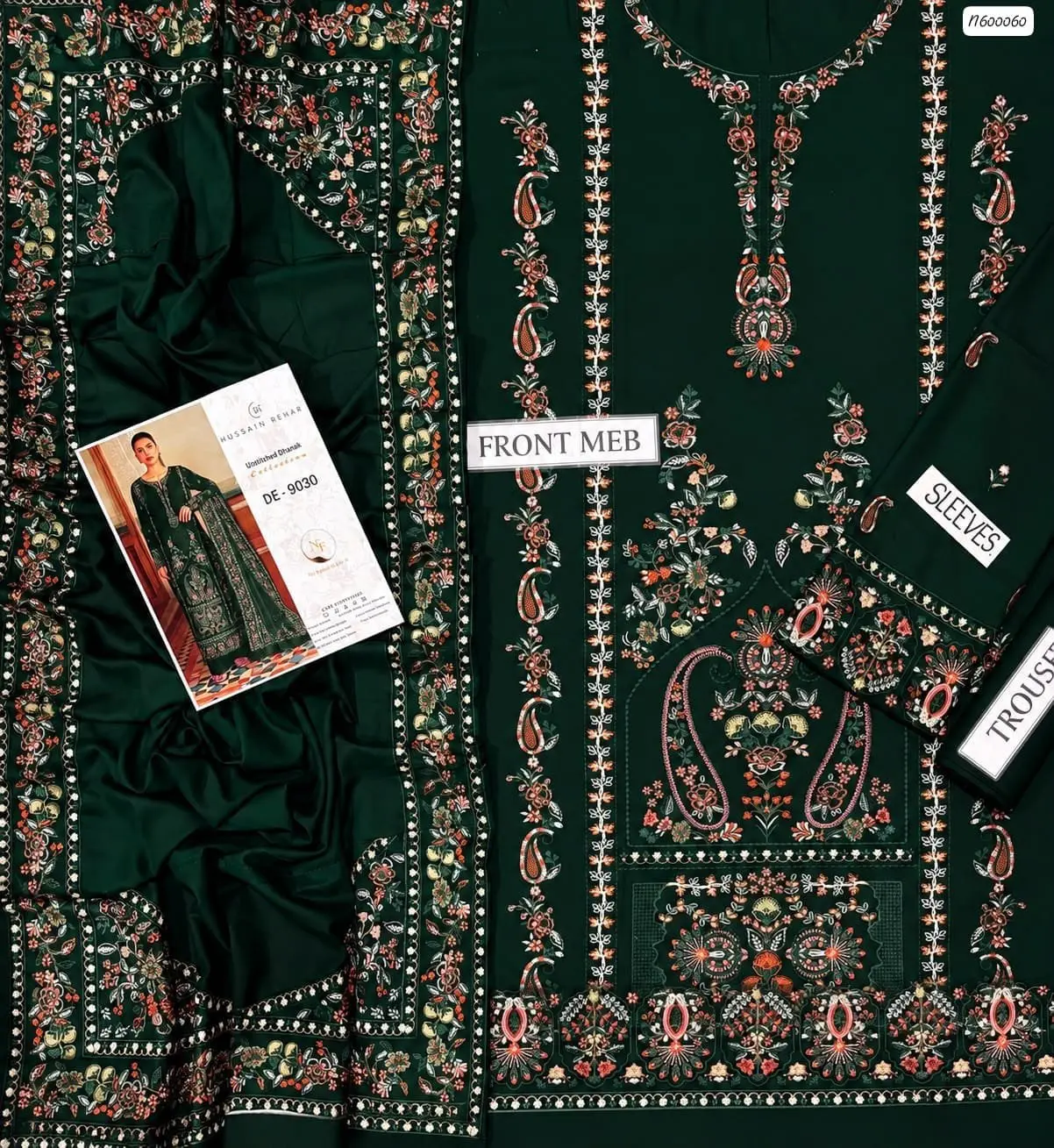 3pcs luxury Dhanak unstiched collection — photo 2