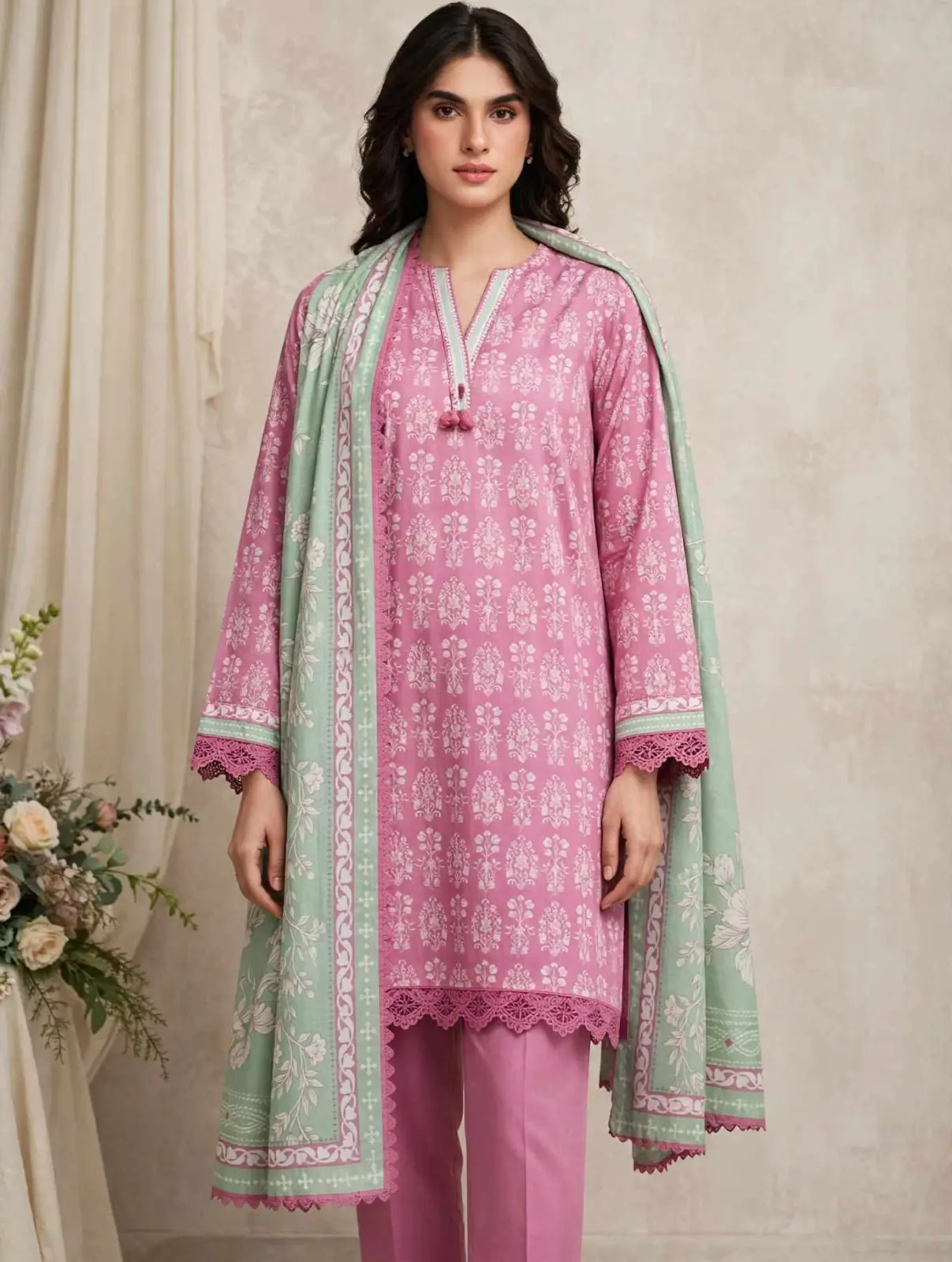 ladies unstitched suit — photo 2