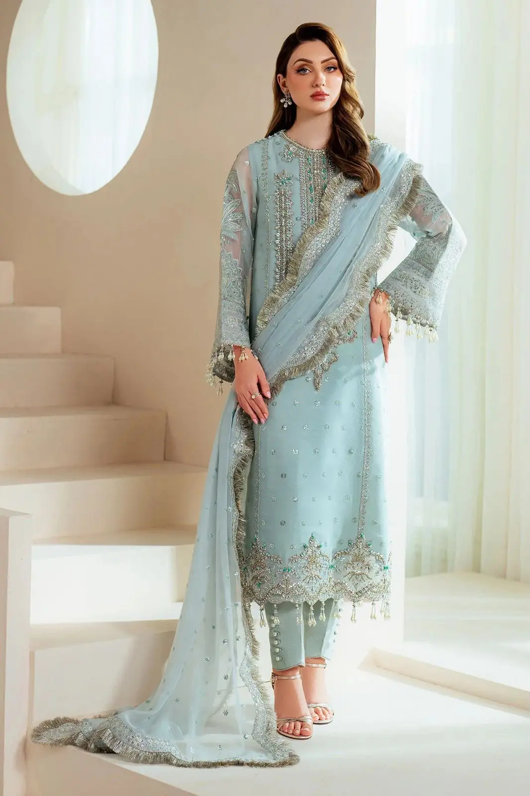 3pcs unstiched luxury suit — photo 4