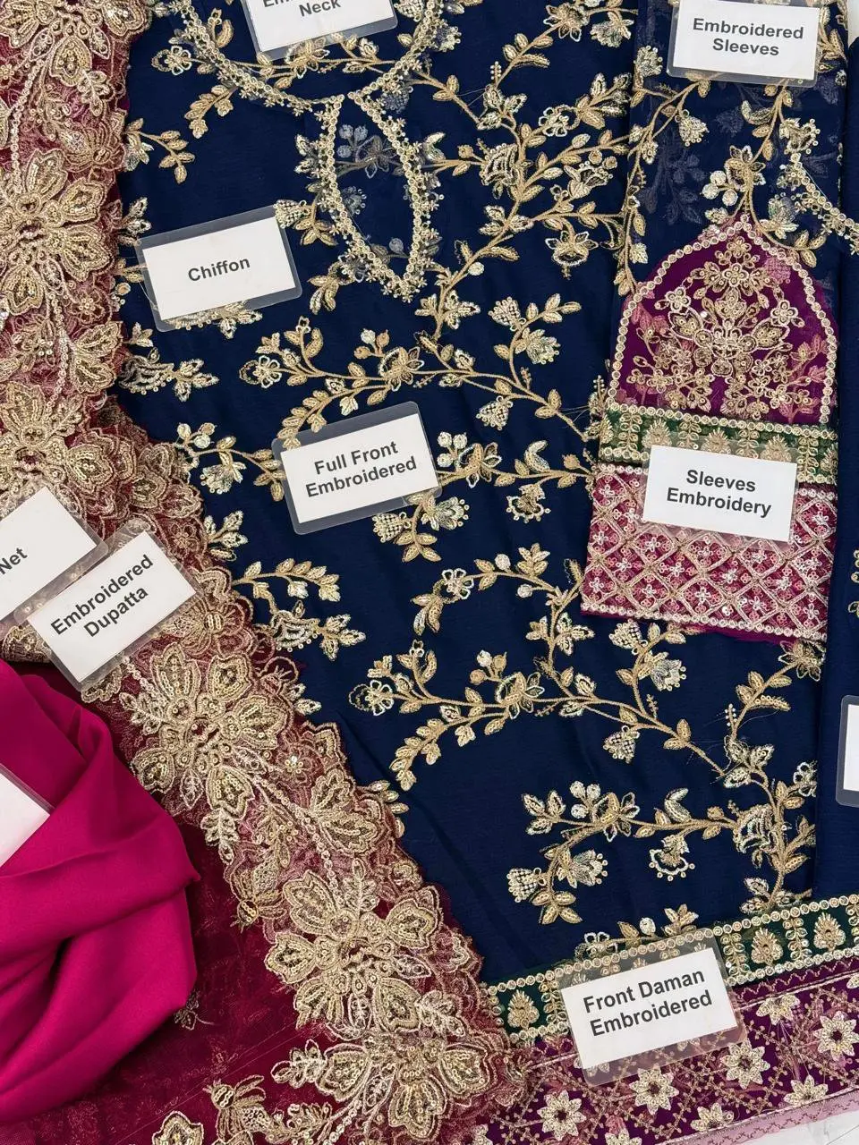 3PC EMB UNSTITCHED COLLECTION — photo 5