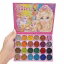 24 Colors Glitter Shimmer Eyeshadow Palette for Women – Highly Pigmented Sparkle Shades with Glue Gel Formula for Long Lasting Vibrant Eye Makeup Looks