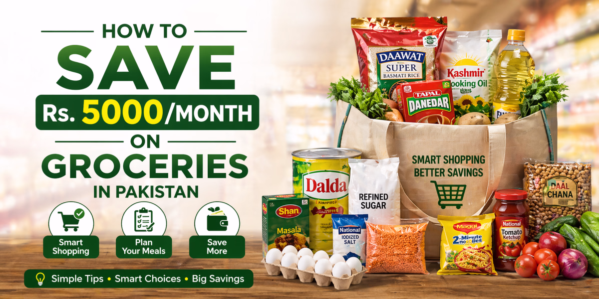 How to Save Rs. 5000/Month on Groceries in Pakistan