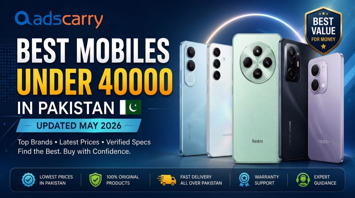 Best Mobiles Under 40000 in Pakistan 2026