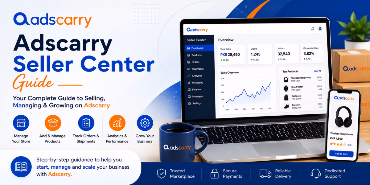 Adscarry Seller Center Guide: Complete Dashboard Guide for Marketplace Sellers