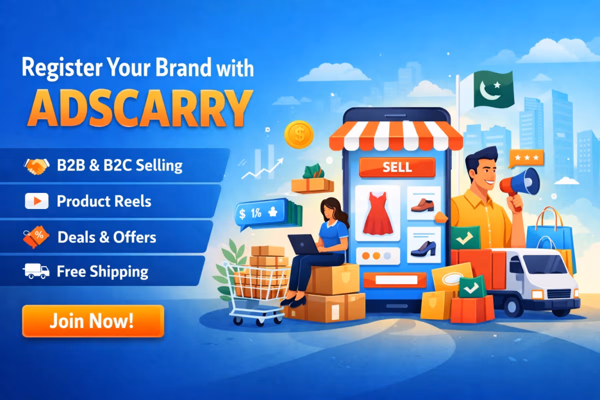 Register Your Brand with Adscarry – Sell Online Across Pakistan