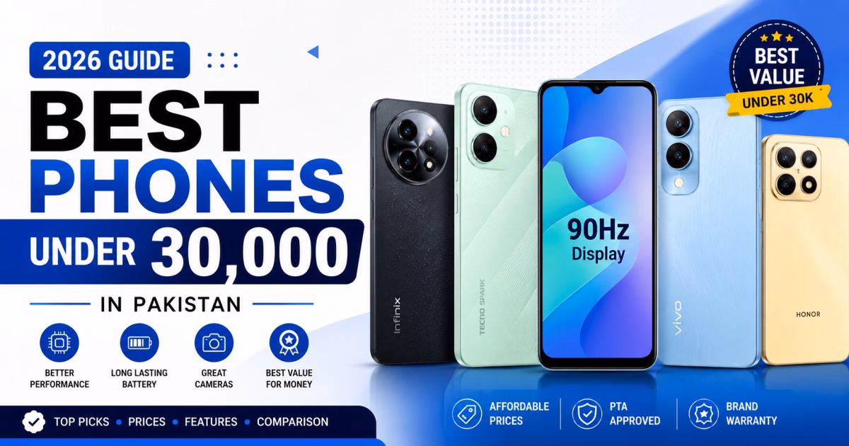 Best Phones Under 30000 in Pakistan (2026 Guide)
