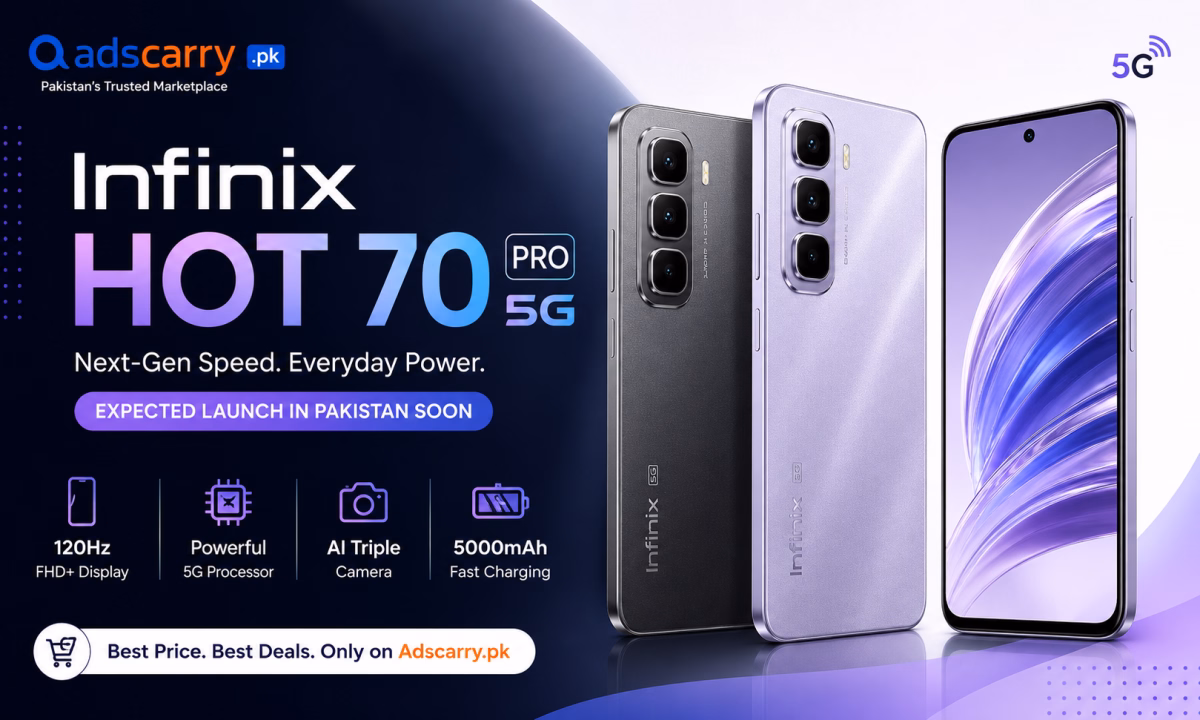Infinix Hot 70 Pro 5G Expected Price in Pakistan, Specifications & Launch Updates