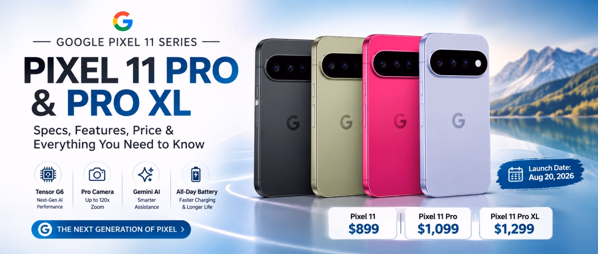 Google Pixel 11 Pro & Pixel 11 Pro XL: Specs, Features, Price and Everything You Need to Know